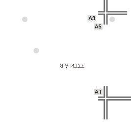 銀座駅からBANDEへのアクセスマップ